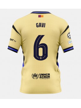 Barcelona Paez Gavi #6 Auswärtstrikot 2025-26 Kurzarm